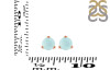 Blue Chalcedony Stud Earring BLX-RDE-1564.