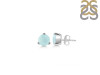 Blue Chalcedony Stud Earring BLX-RDE-1564.