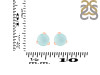 Blue Chalcedony Stud Earring BLX-RDE-1565.