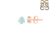 Blue Chalcedony Stud Earring BLX-RDE-1565.