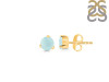 Blue Chalcedony Stud Earring BLX-RDE-1565.