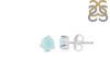 Blue Chalcedony Stud Earring BLX-RDE-1565.