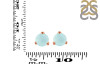 Blue Chalcedony Stud Earring BLX-RDE-1566.