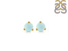 Blue Chalcedony Stud Earring BLX-RDE-1566.
