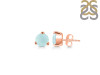 Blue Chalcedony Stud Earring BLX-RDE-1566.