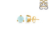 Blue Chalcedony Stud Earring BLX-RDE-1566.