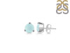 Blue Chalcedony Stud Earring BLX-RDE-1566.