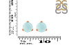 Blue Chalcedony Stud Earring BLX-RDE-1567.