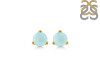 Blue Chalcedony Stud Earring BLX-RDE-1567.