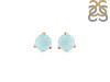 Blue Chalcedony Stud Earring BLX-RDE-1568.