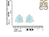 Blue Chalcedony Stud Earring BLX-RDE-1568.