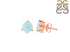 Blue Chalcedony Stud Earring BLX-RDE-1568.