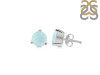 Blue Chalcedony Stud Earring BLX-RDE-1568.