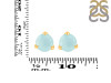 Blue Chalcedony Stud Earring BLX-RDE-1569.