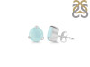 Blue Chalcedony Stud Earring BLX-RDE-1569.