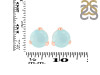 Blue Chalcedony Stud Earring BLX-RDE-1570.