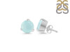 Blue Chalcedony Stud Earring BLX-RDE-1570.