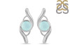 Blue Chalcedony Stud Earring BLX-RDE-2.