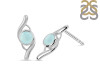 Blue Chalcedony Stud Earring BLX-RDE-2.