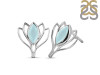Blue Chalcedony Stud Earring BLX-RDE-24.