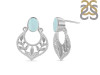 Blue Chalcedony Stud Earring BLX-RDE-51.