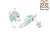 Blue Chalcedony Stud Earring BLX-RDE-53.