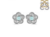 Blue Chalcedony Stud Earring BLX-RDE-584.