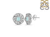 Blue Chalcedony Stud Earring BLX-RDE-607.