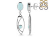 Blue Chalcedony Earring BLX-RDE-645.