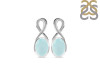 Blue Chalcedony Stud Earring BLX-RDE-9.