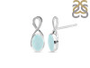 Blue Chalcedony Stud Earring BLX-RDE-9.