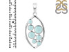 Blue Chalcedony Pendant BLX-RDP-33.