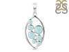 Blue Chalcedony Pendant BLX-RDP-33.