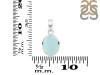 Blue Chalcedony Pendant BLX-RDP-466.
