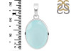 Blue Chalcedony Pendant BLX-RDP-467.