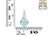Blue Chalcedony Pendant BLX-RDP-468.