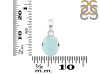 Blue Chalcedony Pendant BLX-RDP-734.