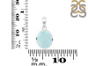 Blue Chalcedony Pendant BLX-RDP-737.