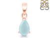 Blue Chalcedony Pendant BLX-RDP-757.