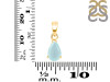 Blue Chalcedony Pendant BLX-RDP-757.