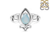 Blue Chalcedony Lotus Ring BLX-RDR-2157.