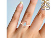Blue Chalcedony Lotus Ring BLX-RDR-2157.