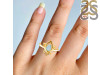 Blue Chalcedony Lotus Ring BLX-RDR-2157.