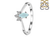 Blue Chalcedony & White Topaz Ring BLX-RDR-2590.
