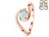 Blue Chalcedony & White Topaz Ring BLX-RDR-2622.