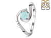 Blue Chalcedony & White Topaz Ring BLX-RDR-2622.