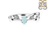 Blue Chalcedony & White Topaz Ring BLX-RDR-2629.