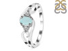 Blue Chalcedony & White Topaz Ring BLX-RDR-2631.