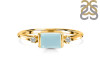 Blue Chalcedony & White Topaz Ring BLX-RR-135.