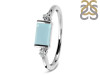 Blue Chalcedony & White Topaz Ring BLX-RR-135.